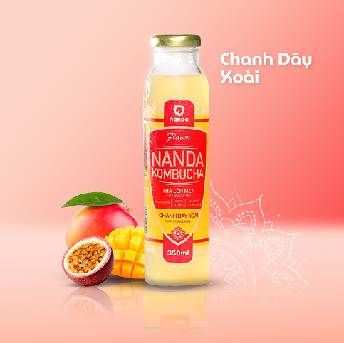 Kombucha Chanh Dây Xoài